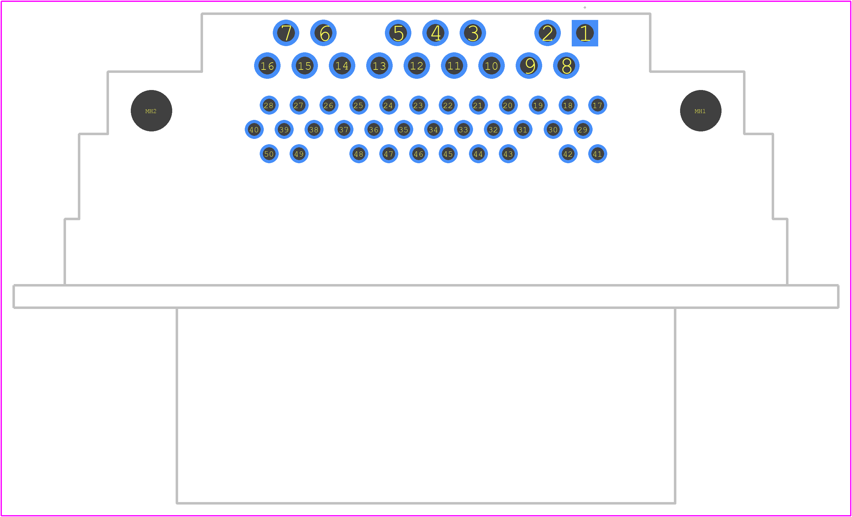2229486-1 - TE Connectivity PCB footprint - Other - Other - 2229486-1-5