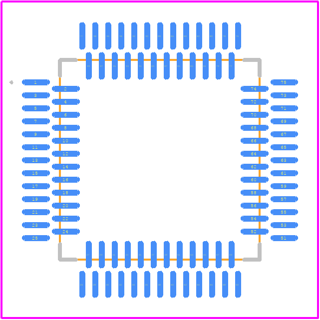 S32K311NHT0MPAST - NXP PCB footprint - Other - Other - SOT2045-1_2024