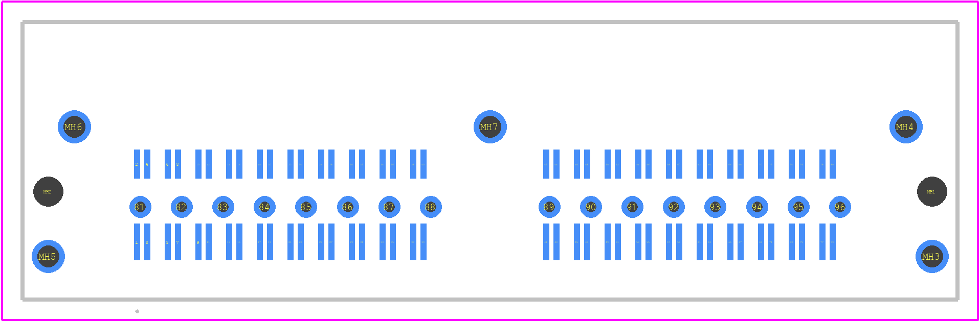 QSH-040-01-F-D-DP-RA-GP-K - SAMTEC PCB footprint - Other - Other - QSH-040-01-F-D-DP-RA-GP-K-6