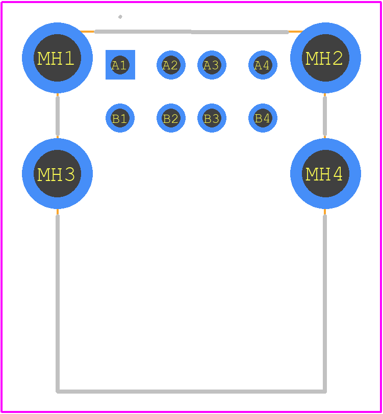 USB-A-D-S-W-TH - SAMTEC PCB footprint - Other - Other - USB-A-D-S-W-TH-2
