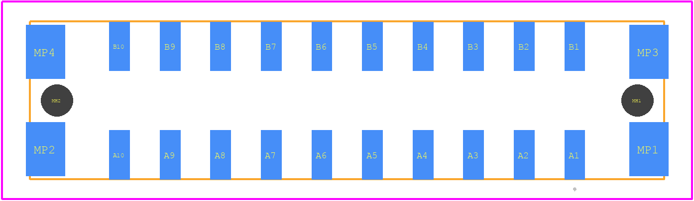 524622-E - TE Connectivity PCB footprint - Other - Other - 524622-E-3