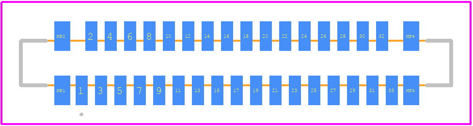 0525593353 - Molex PCB footprint - Other - Other - 0525593353-1