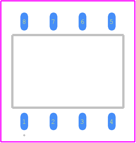 LAA100P - LITTELFUSE PCB footprint - Other - Other - 8-Pin Flatpack