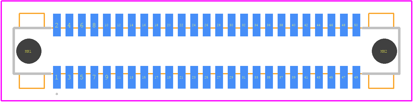 0526020579 - Molex PCB footprint - Other - Other - 0526020579-1-2022