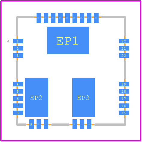 MASTERGAN4L - STMicroelectronics PCB footprint - Other - Other - QFN 9 x 9 x 1 mm_2023