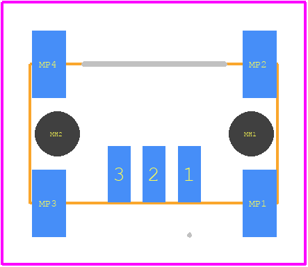 284696-E - TE Connectivity PCB footprint - Other - Other - 284696-E-1