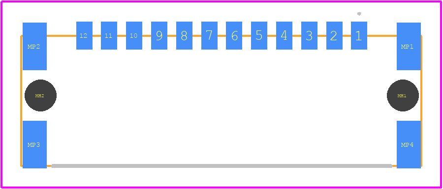 474813-E - TE Connectivity PCB footprint - Other - Other - 474813-E-2