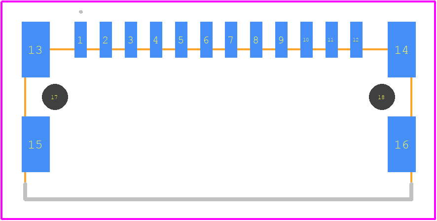 504305-E - TE Connectivity PCB footprint - Other - Other - 504305-E-1