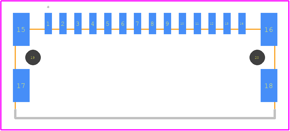 514496-E - TE Connectivity PCB footprint - Other - Other - 514496-E-1