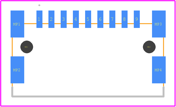 514889-E - TE Connectivity PCB footprint - Other - Other - 514889-E-2