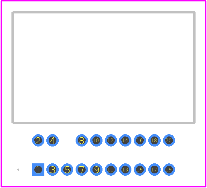 TML-110-01-G-D-RA-006 - SAMTEC PCB footprint - Other - Other - TML-110-01-G-D-RA-006-3