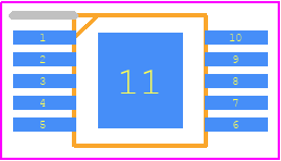 LTC1407ACMSE#PBF - Analog Devices PCB footprint - Small Outline Packages - Small Outline Packages - LTC1407ACMSE#PBF