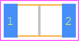 RLC73PW2HR143FTDF - TE Connectivity PCB footprint - Resistor Chip - Resistor Chip - 2010_2024