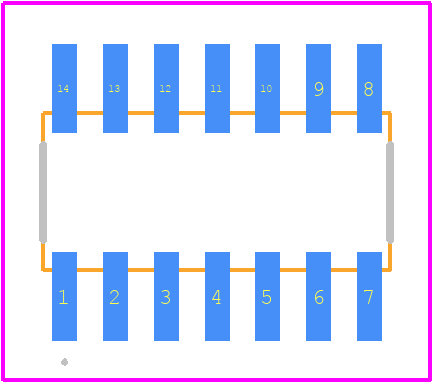 SMDA15C-8 - SEMTECH PCB footprint - Other - Other - SMDA15C-8