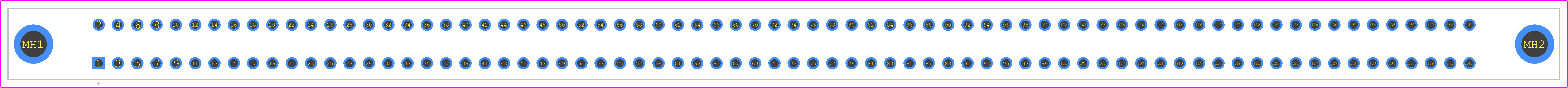 345-144-520-201 - EDAC PCB footprint - Other - Other - 345-144-520-201-2