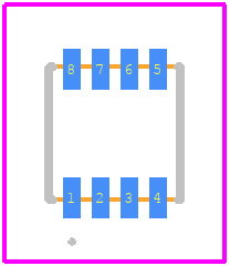 SC104 - SEMTECH PCB footprint - Other - Other - MLP-8