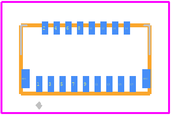 FH26W-17S-0.3SHW(60) - Hirose PCB footprint - Other - Other - FH26W-17S-0.3SHW(60)-2