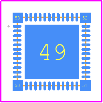 dsPIC33CK64MP205-E/M4 - Microchip PCB footprint - Other - Other - 48-Lead Ultra Thin Plastic Quad Flat, No Lead Package (M4) - 6x6 mm Body [UQFN]_2026