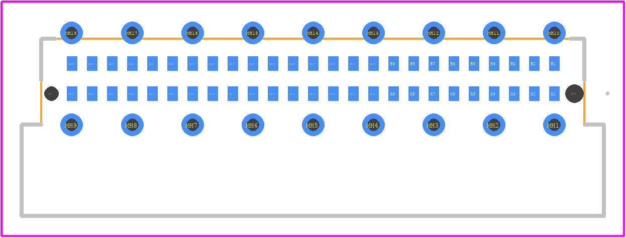 374722-E - TE Connectivity PCB footprint - Other - Other - 374722-E-2