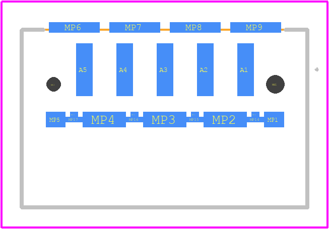 364703-E - TE Connectivity PCB footprint - Other - Other - 364703-E-1
