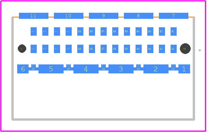 524543-E - TE Connectivity PCB footprint - Other - Other - 524543-E-1