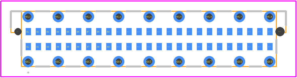 354181-E - TE Connectivity PCB footprint - Other - Other - 354181-E-3