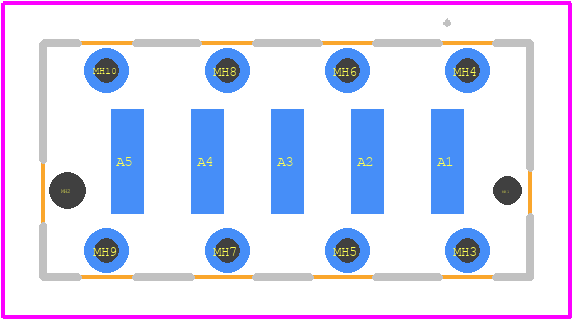 214916-E - TE Connectivity PCB footprint - Other - Other - 214916-E-1