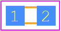 M55342E12B20B8R - Vishay PCB footprint - Resistor Chip - Resistor Chip - 0603(H=0.838mm)