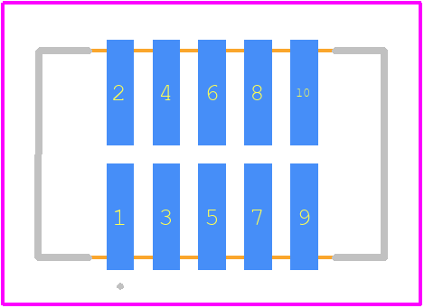 TFC-105-22-F-D-TR - SAMTEC PCB footprint - Other - Other - TFC-105-22-F-D-TR-2