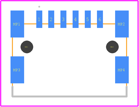 504275-E - TE Connectivity PCB footprint - Other - Other - 504275-E-1