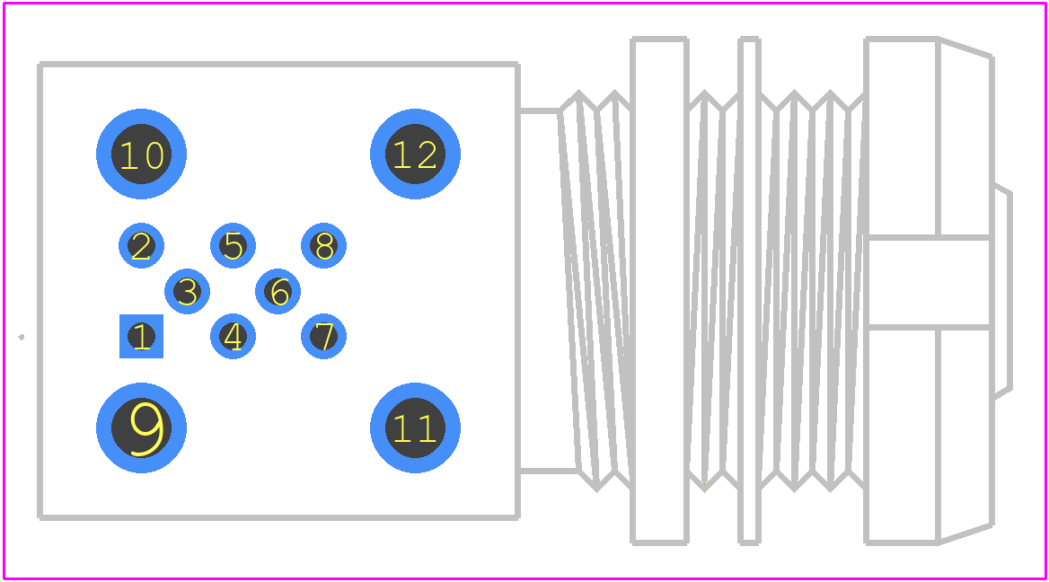 EXG.1B.308.HLNS - LEMO PCB footprint - Other - Other - EXG.1B.308.HLNS-2