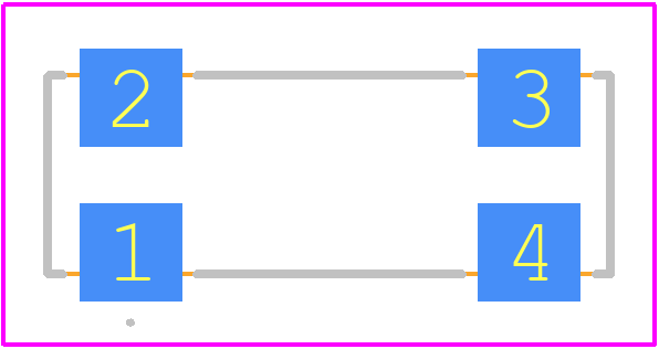 CA4-9.216-22-3050-R - Aker Technology PCB footprint - Other - Other - CA4