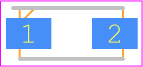 S1G - Yageo Group PCB footprint - Diodes Moulded - Diodes Moulded - S1G