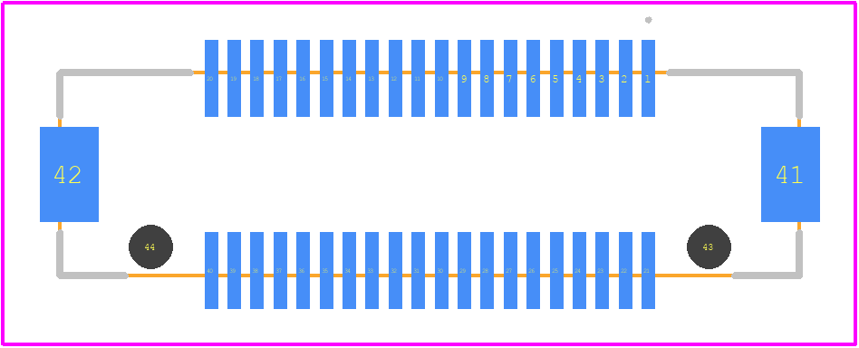MA01R040VABBR600 - JAE PCB footprint - Other - Other - MA01R040VABBR600-3
