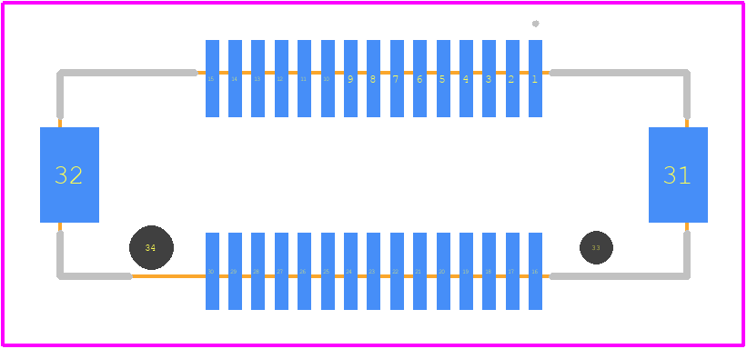MA01R030VABBR600 - JAE PCB footprint - Other - Other - MA01R030VABBR600-1