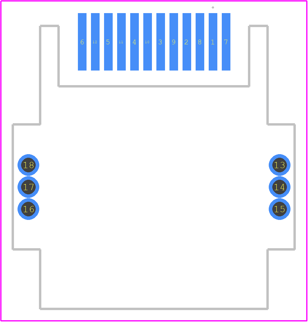 MX34R12HF8T - JAE PCB footprint - Other - Other - MX34R12HF8T-1