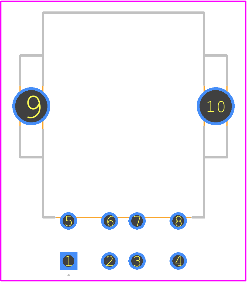 MX34E08NF3 - JAE PCB footprint - Other - Other - MX34E08NF3-2