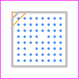 CYW20820A1KFBGT - Infineon PCB footprint - BGA - BGA - CYW20820A1KFBGT