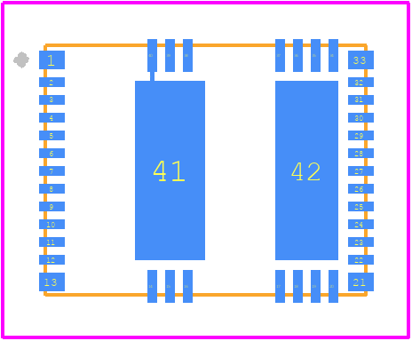 LMG2610RRGT - Texas Instruments PCB footprint - Other - Other - RRG0040A-C01