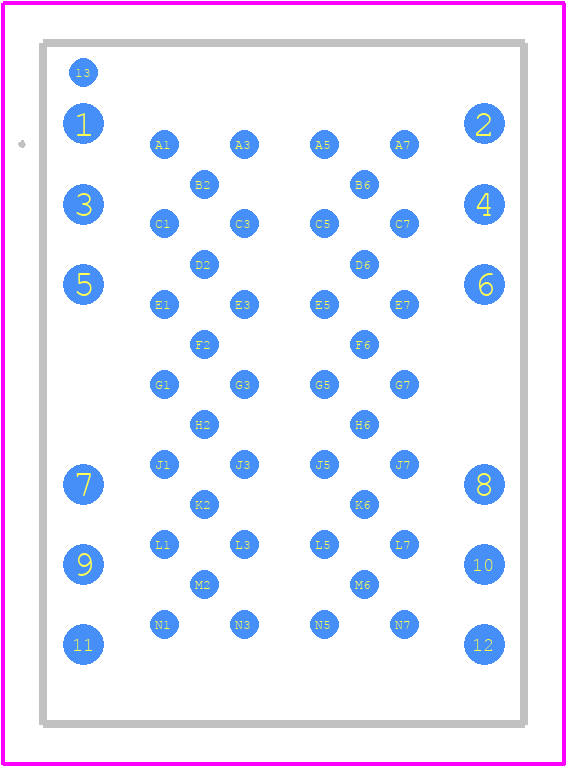 K9G8G08U0M-IIB0 - SAMSUNG PCB footprint - Other - Other - 52ULGA