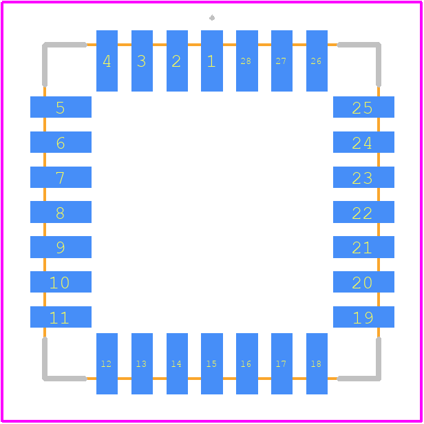 MTI-3-T - Xsens PCB footprint - Other - Other - PLCC-28