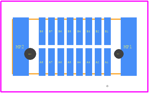 454927-E - TE Connectivity PCB footprint - Other - Other - 454927-E-2