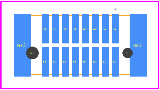 294001-E - ERNI PCB footprint - Other - Other - 294001-E-2