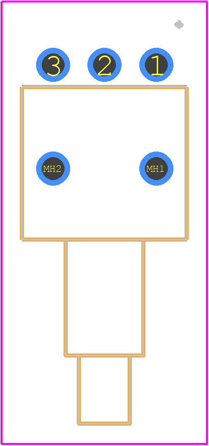 TP32W003050 - Apem PCB footprint - Other - Other - TP32W003050