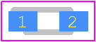 SMLD12EN1WT86 - ROHM Semiconductor PCB footprint - LED Moulded - LED Moulded - SMLD12EN1WT86-1