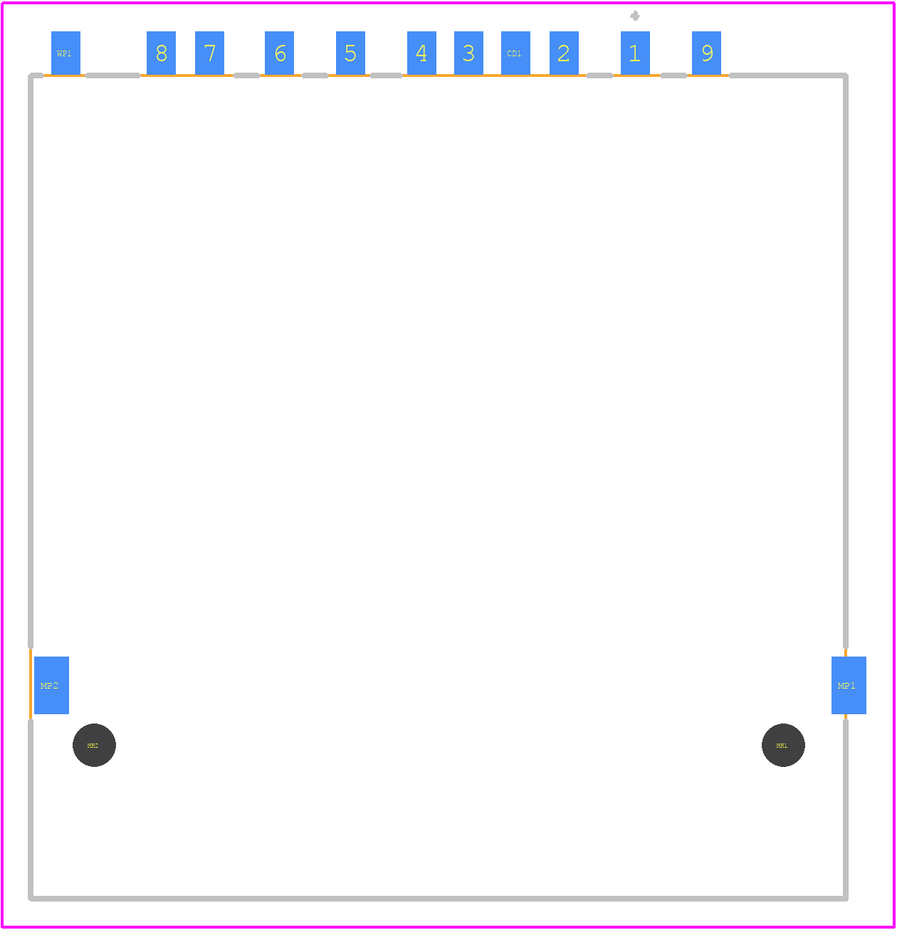 DS1139-01-09SS4BSR - Connfly PCB footprint - Other - Other - DS1139-01-09SS4BSR-1