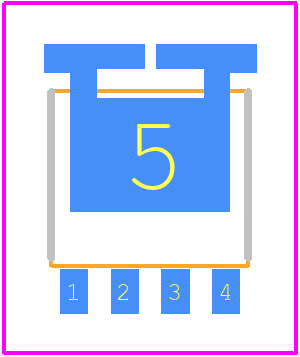 SQJ186ELP-T1_GE3 - Vishay PCB footprint - Other - Other - PowerPAK® SO-8L (PPKSO8LWLA) Case Outline 3