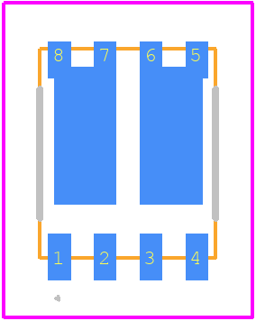 DMTH6010LPDWQ-13 - Diodes Incorporated PCB footprint - Other - Other - PowerDI5060-8/SWP (Type UXD)
