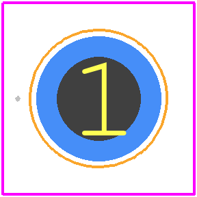515-1313-01-57F - Dialight PCB footprint - Other - Other - 515-1313-01-57F-2