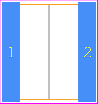 3640Y1K00105KETWS2 - Knowles PCB footprint - Capacitor Chip Non-polarised - Capacitor Chip Non-polarised - 3640 (9210 metric)